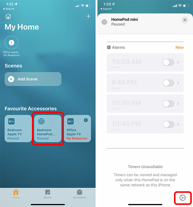 enable hey siri feature on homepod mini using iphone home app