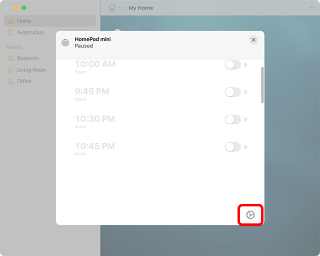 Accédez Aux Paramètres Homepod Dans L'Application Mac Home