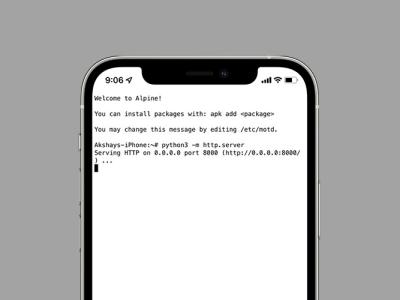 how to run simple web server on iphone featured