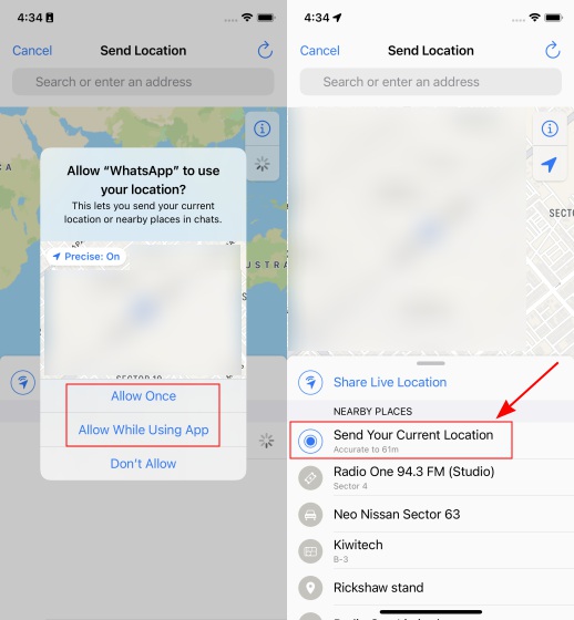 How to Share Your Location via WhatsApp: iPhone & Android