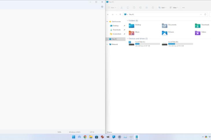 Split Screen in Windows 11 (2022)