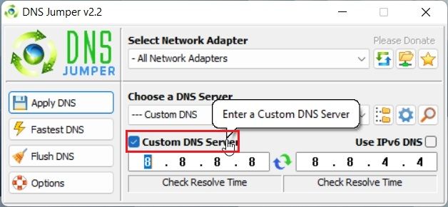 DNS Jumper