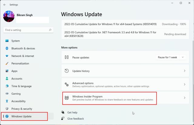 Install Windows 11 22H2 Update (Build 22621, 2022)