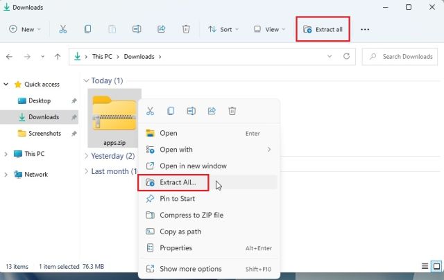 How To Unzip Files In Windows 11: 4 Simple Methods (2022) | Beebom
