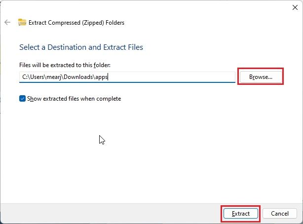 1. Unzip Files in Windows 11 Using File Explorer