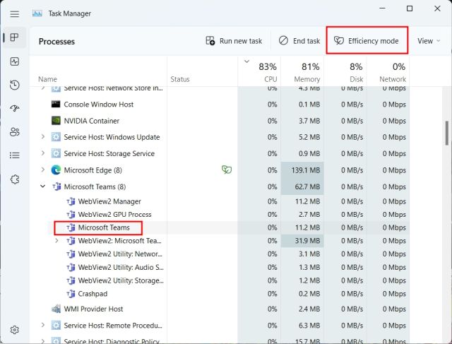 How to Use Efficiency Mode in Windows 11