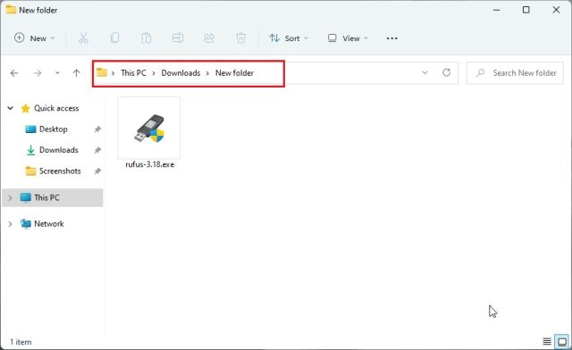 1. I file di decomposizione in Windows 11 utilizzando File Explorer