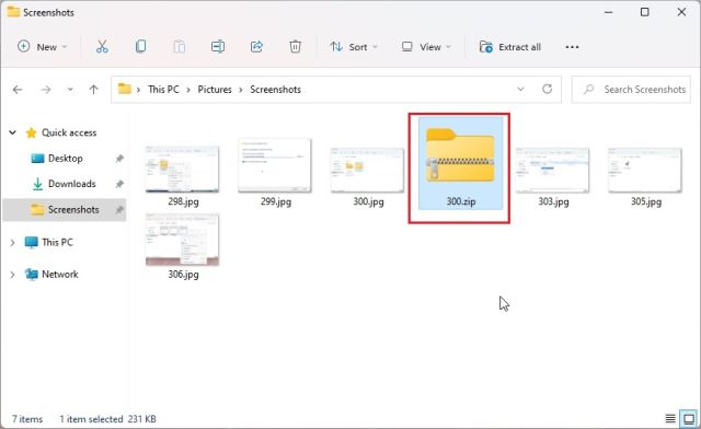 1. Unzip Files in Windows 11 Using File Explorer