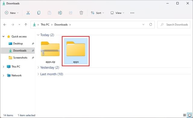 2. Décompressez Les Fichiers Dans Windows 11 À L'Aide De 7-Zip