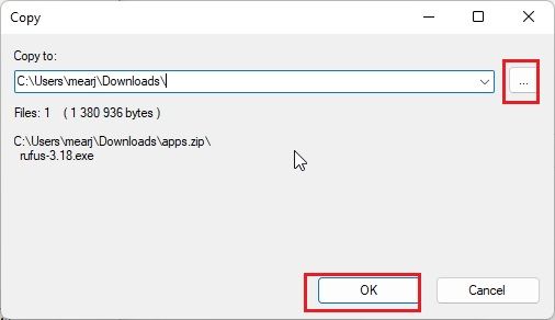 2. Разархивирайте файлове в Windows 11 с помощта на 7-ZIP