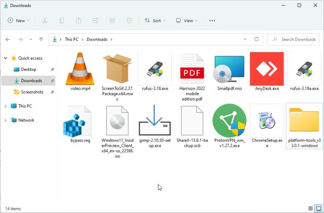 Show File Extensions in Windows 11 From File Explorer