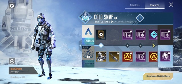 Apex Legends Mobile Season 2 Cold Snap is now live