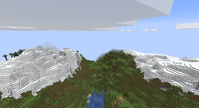 Il miglior seme di montagna per Minecraft