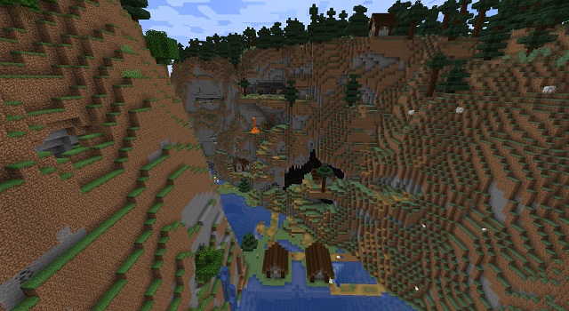 Dripstone Village - Mejores semillas de Minecraft