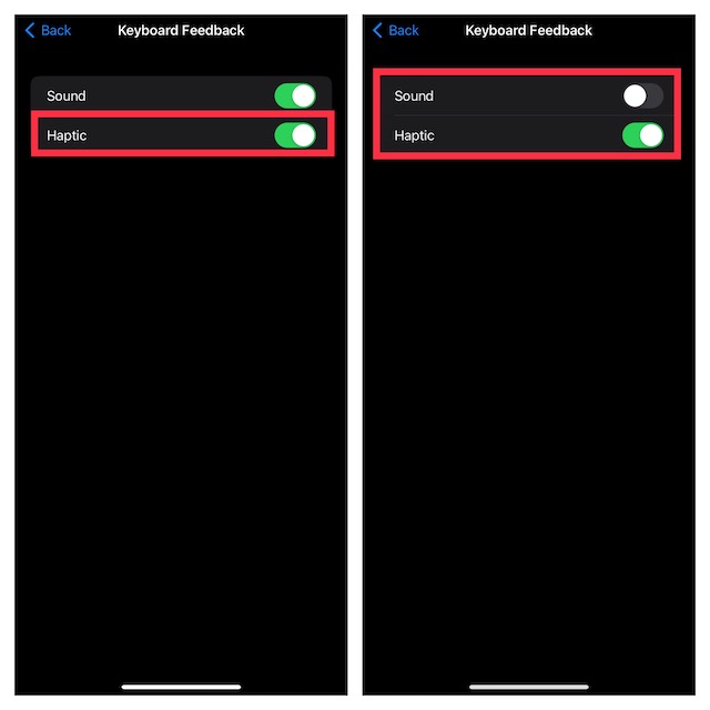 Como ativar ou desativar a vibração do teclado no iPhone (2022) 2 Ative o teclado tátil do iPhone no iOS 16