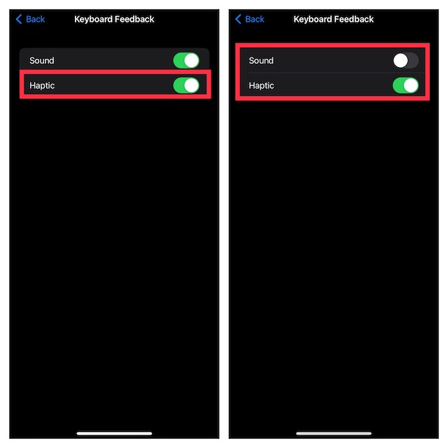 Enable iPhone Haptic Keyboard in iOS 16