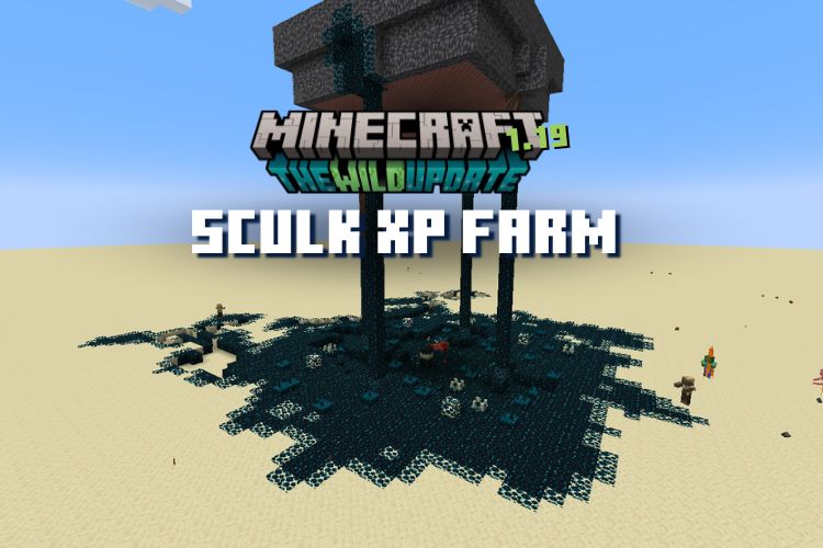 Replying to @trippy31308 Minecraft End Sculk Farm using Sculk Catalyst