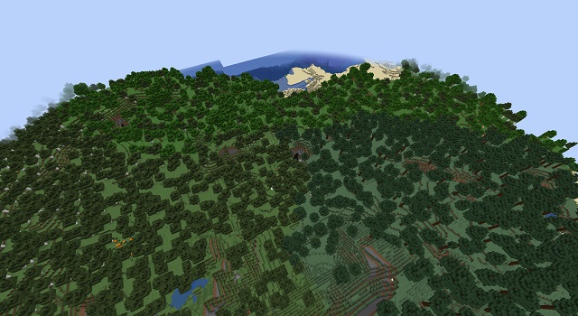 Island of Trees - Best Minecraft Island Seeds