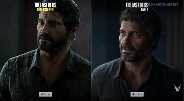 Comparação remasterizada de Last of Us