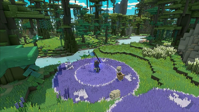 The Overworld of Minecraft Legends