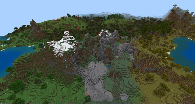 Most Colourful Biomes Spawn - Minecraft 1.19 Seed for PS5 and Xbox