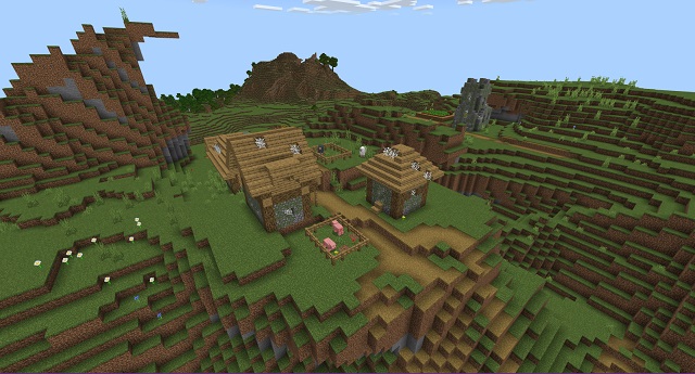 Most Uncommon Villages - Minecraft 1.19 Seed for PS5 and Xbox