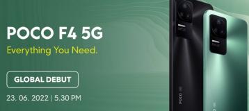 Poco F4 5G Confirmed to Launch in India on June 23