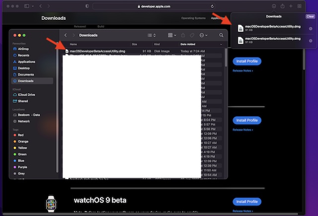 Run macOS 13 Installer