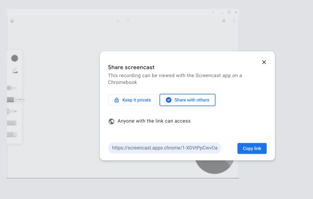 Enregistrer l'écran sur votre Chromebook avec ScreenCast
