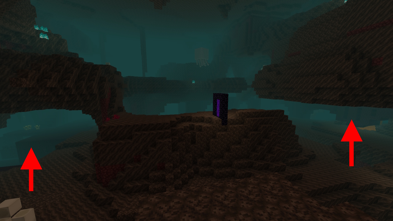 Die 12 Besten Minecraft-Speedrun-Samen (2024) 1 Netherportal Im Nether, Fast Vollständig Umgeben Von Einer Netherfestung