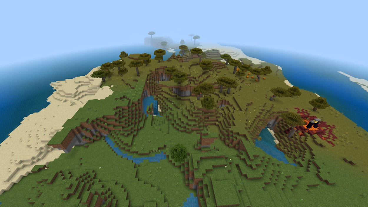 Die 12 Besten Minecraft-Speedrun-Samen (2024) 12 Strandgebiet Mit Einem Zerstörten Portal In Der Nähe