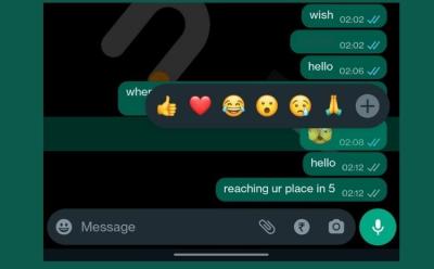 WhatsApp Message Reactions Now Support More Emoji Options