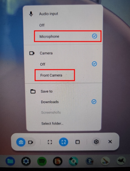 Πώς να καταγράψετε την οθόνη στο Chromebook σας