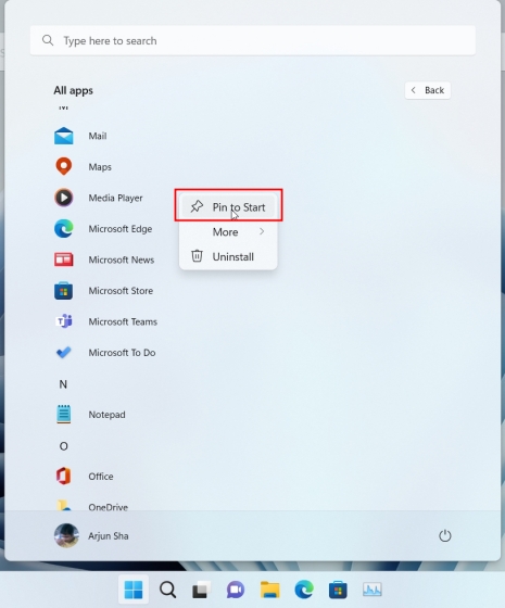 How To Create App Folders In Windows 11 Start Menu 2022 Beebom 5566