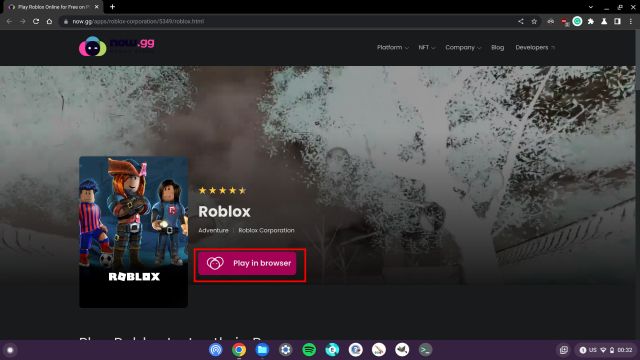 How To Install THE PC VERSION Of Roblox On Chromebook