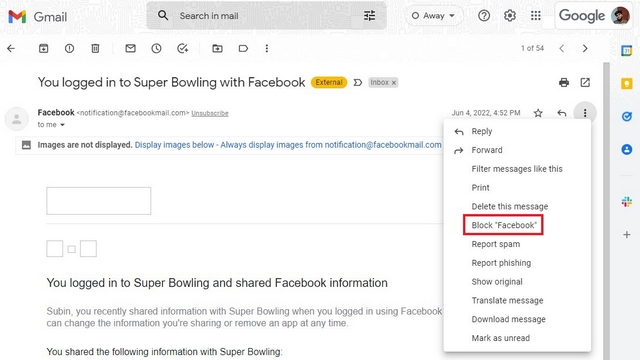 block email sender