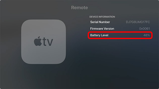 change apple tv remote battery
