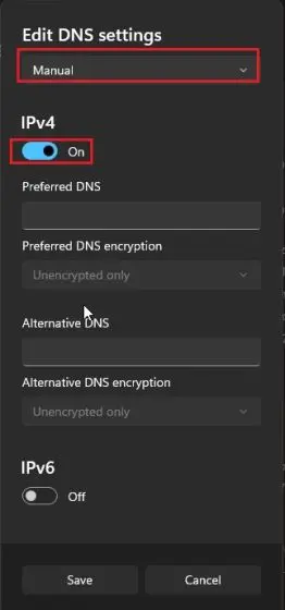 Change DNS Settings in Windows 11 (2022)