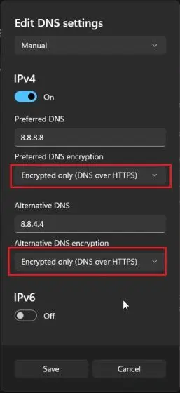encrypted dns