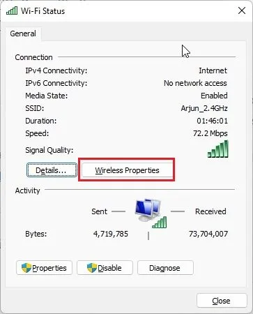 network adapter options