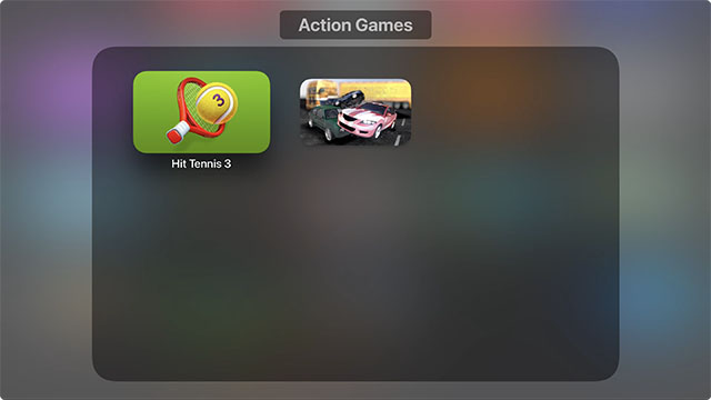 open folder to delete in apple tv