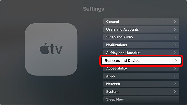 Fernbedienungs- Und Geräteeinstellungen In Apple Tv