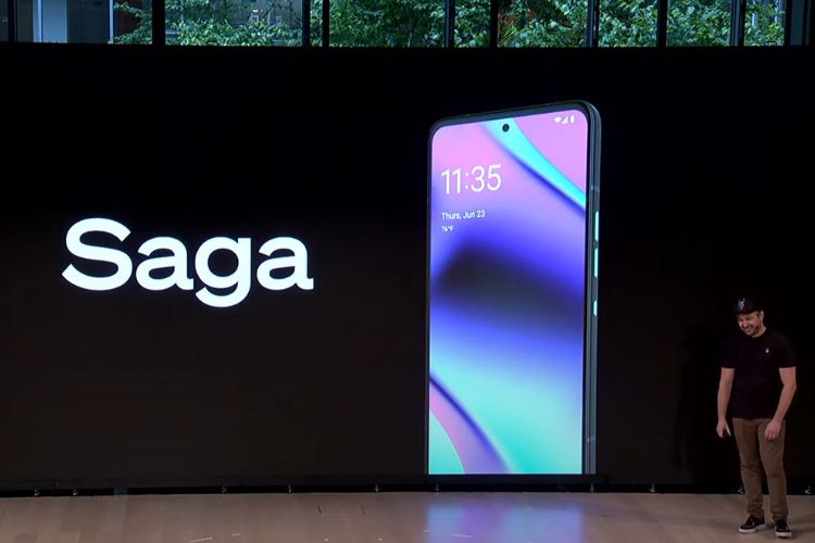 saga phone launched