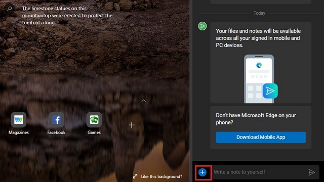 Microsoft Edge Drop transfere arquivos, notas e até screenshots entre PCs – Tecnoblog