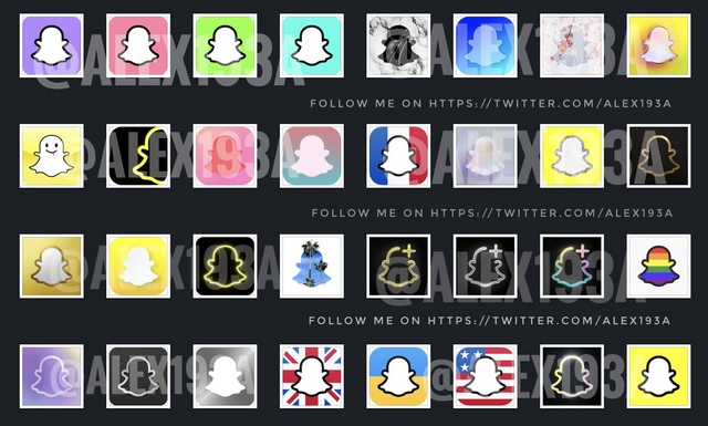 snapchat plus icons