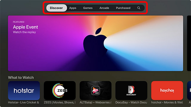 Tabs Im App Store Auf Apple Tv