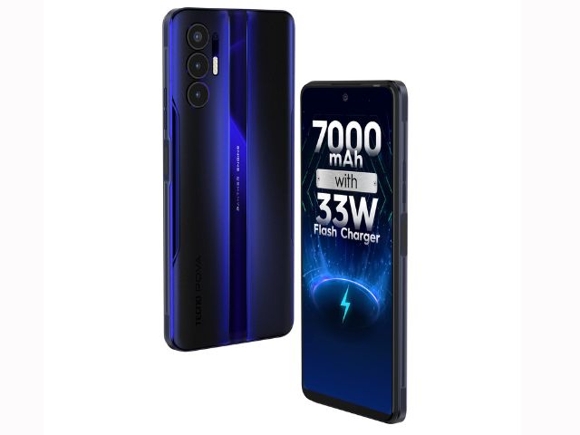 Tecno Pova 3 com bateria de 7.000mAh e carregamento rápido de 33W lançado na Índia 1 tecno pova 3 lançado na índia
