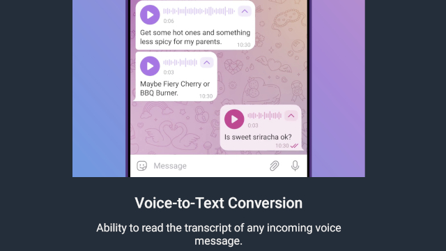 voice-to-text conversion