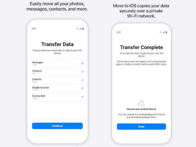 transferência de bate-papo do whatsapp do android para o ios mover para o aplicativo ios