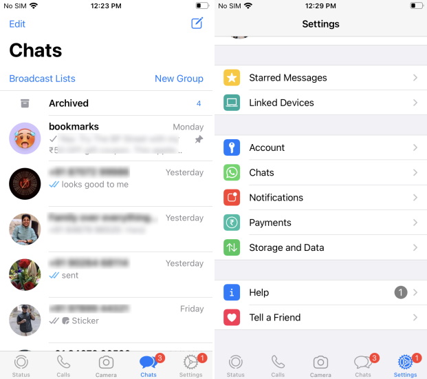 whatsapp on iphone with same chats as android